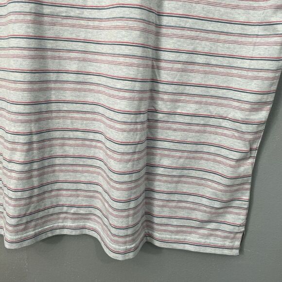 NWT JOS A BANK Reserve Traditional Fit Shirt 2XL Gray Striped Collar Cotton Polo - Picture 12 of 13